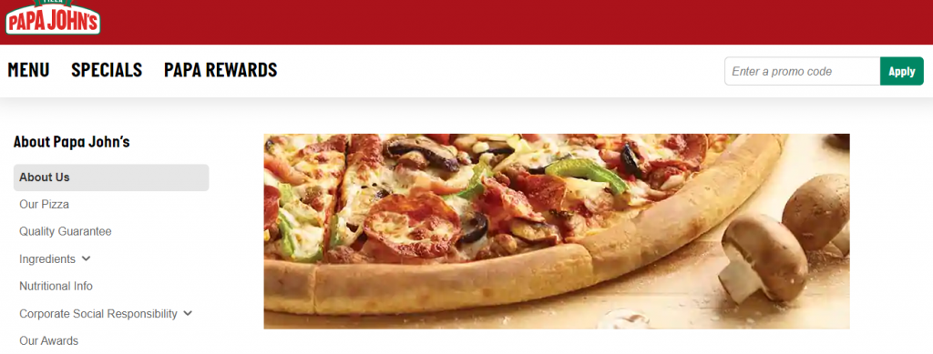 Papa Johns Promo codes August 2019